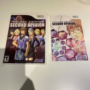 Trauma Center Second Opinion Nintendo Wii, 2006 complete with manual Tested teen